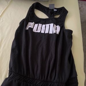 Black puma dress